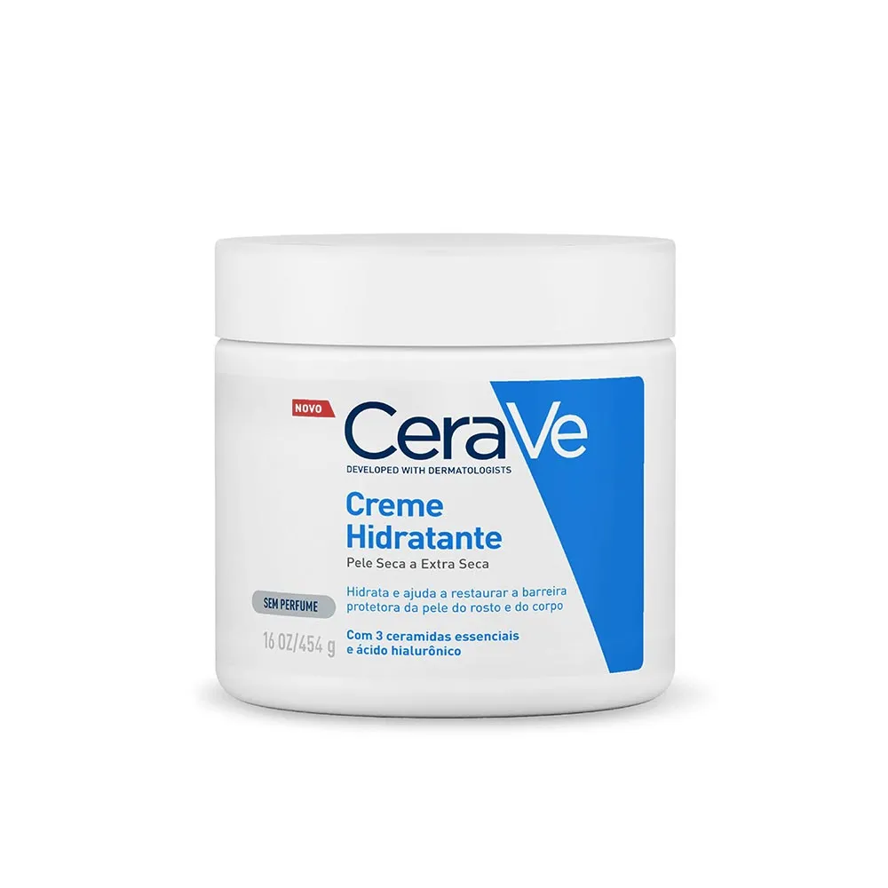 Creme Hidratante Corporal Cerave Pele Seca Ácido Hialurônico Ceramidas 454g