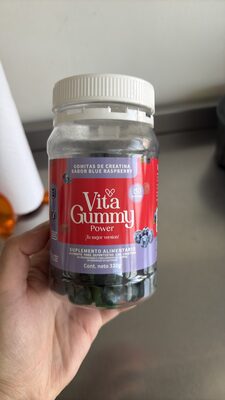 Vita Gummy Power Gomitas de Creatina Sabor Blue Raspberry