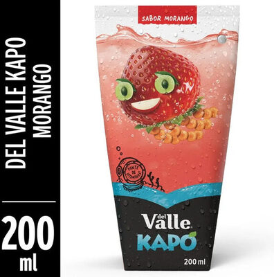 Refresco Adoçado Morango Del Valle Kapo Caixa 200ml