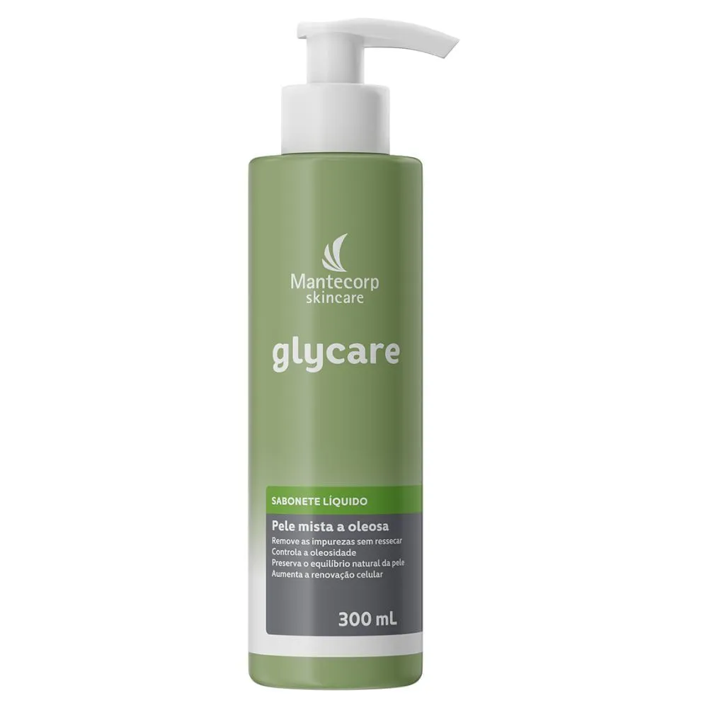 Sabonete Líquido Glycare Pele Mista A Oleosa 300ml